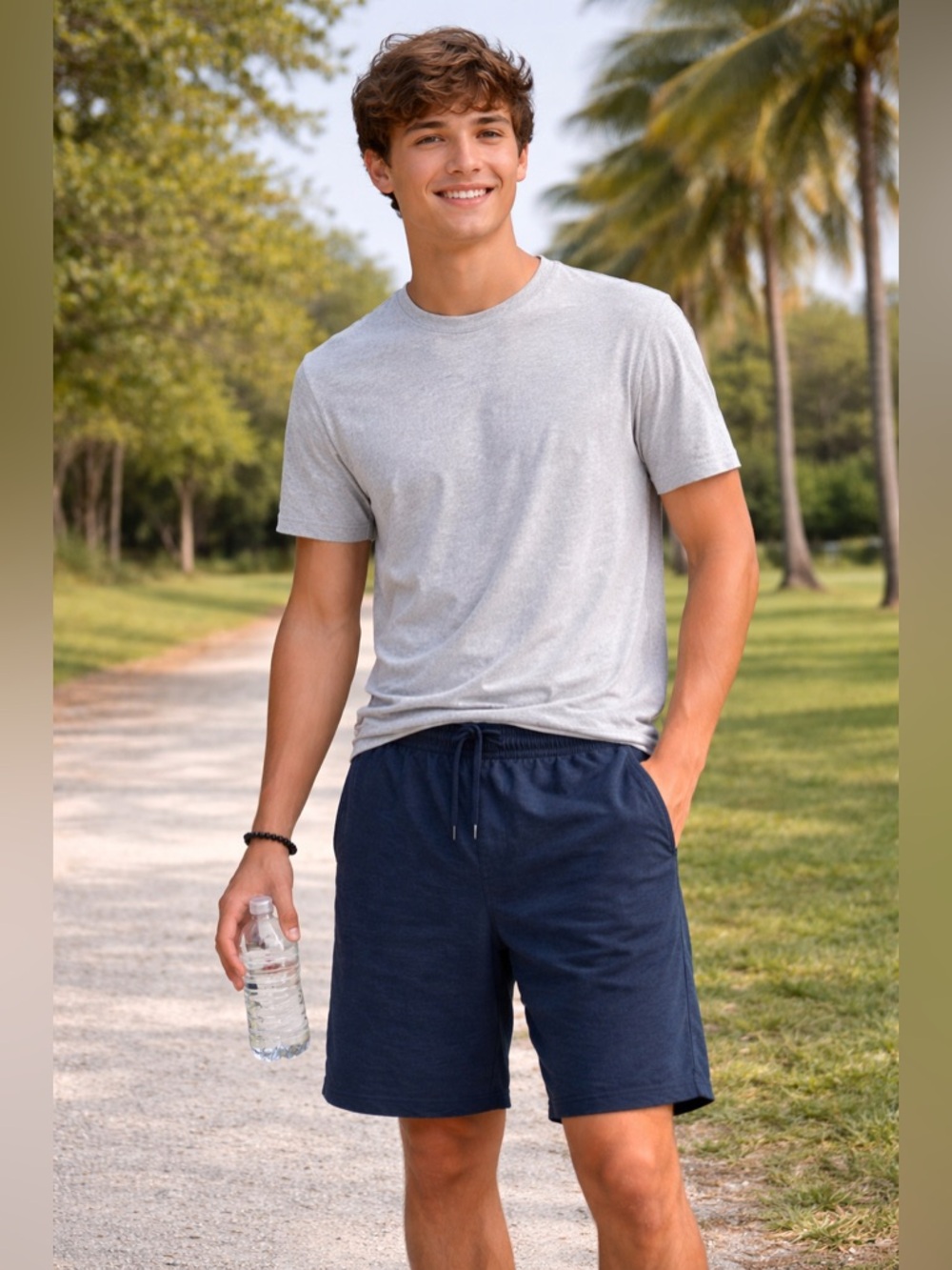 Lululemon Men's Navy Blue Shorts